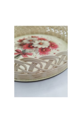 %100 Doğal El Yapımı 1. Sınıf Mdf Tabanlı Papatya Temalı Dekoratif Rattan Sunum Tepsisi 30 Cm, 6 Cm, 2 Mm %100 Doğal El Yapımı 1. Sınıf Mdf Tabanlı Papatya Temalı Dekoratif Rattan Sunum Tepsisi 30 Cm, 6 Cm, 2 Mm