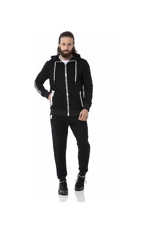 Cipo & Baxx CLR151 Jogger Siyah Eşofman Takımı Siyah