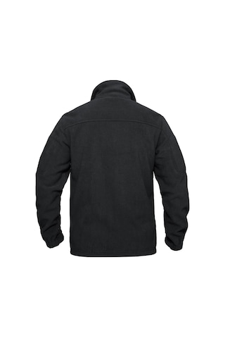 Ghassy Co. Warm Tactical Sport Multi 6 Cep Fonksiyonel Termal Polar Ceket Siyah