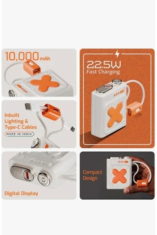 Mini Pd 22.5 W Powerbank Krem