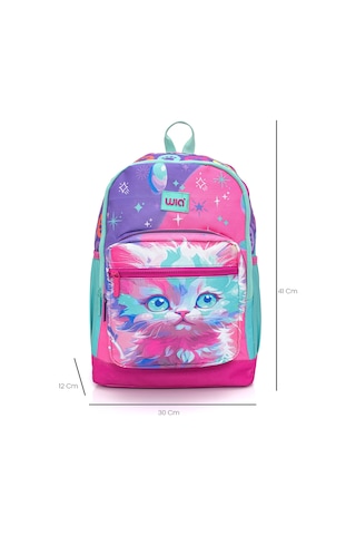Wia Cat Kız Çocuk 3'lü Okul Çanta Seti Pembe