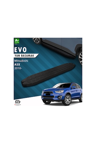 S-dizayn Mitsubishi Asx Evo Siyah Yan Basamak 183 Cm 2010 Üzeri