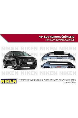 HYUNDAİ TUCSON ÖN ARKA TAMPON KORUMA DİFÜZÖR 2021- 2023