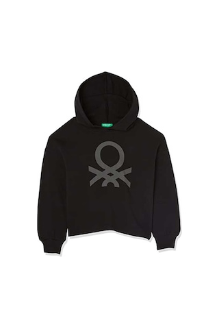 Benetton Çocuk Sweatshirt 222a3j68c202k Siyah
