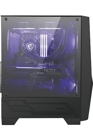 Msi Mag Forge 100M 2x RGB 1x120 MM Fan Temperli Cam Atx Gaming Bilgisayar Kasası