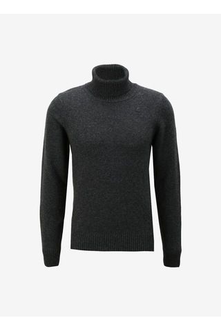 K-way Klasik Yaka Antrasit Erkek Kazak K2112qw Henry Lambswool Siyah
