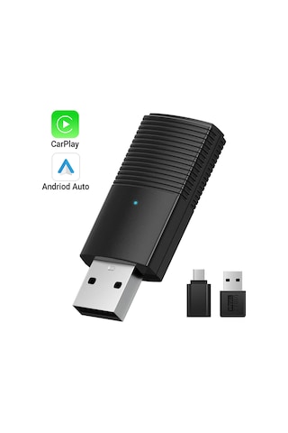 Maiyame Kablosuz Carplay Ve Android Auto Adaptörü - 5ghz Hızlı Erişim, Usb Bağlantılı, Plug & Play, İphone Ve Android Uyumlu Araç Kiti