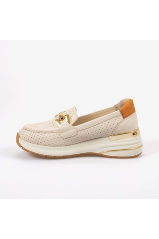 Kemal Tanca Kadın Spor & Sneaker Ayakkabı 3240 Krem