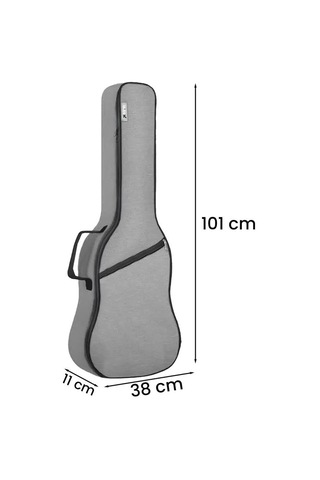 Midex Cs-39 Case Klasik Gitar Soft Case Gigbag Kalın Çanta Kılıf Pena Hediyeli