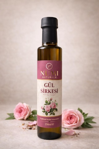 Gül Sirkesi Premium Doğal Fermantasyon 250ml