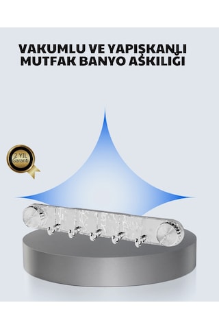 Aletsiz Montaj Vakumlu Yapışkanlı Askı Atı