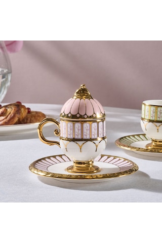 Karaca Faberge Egg Flowers 2 Kişilik Kahve Fincanı 70 Ml Renkli