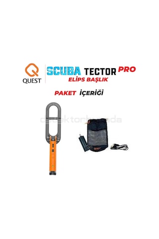 Scuba Tector Pro Su Altı Dedektörü&sahil Arama Dedektörü