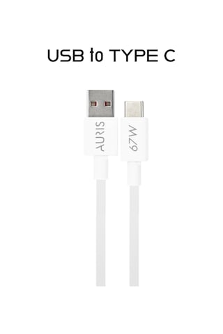 Auris ARS-CH36 67W Yüksek Hızlı Saliseli Usb Başlık+ Typec Kablo Şarj Seti