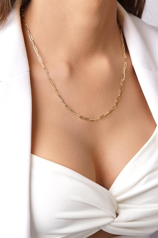 14 Ayar Altın Ataç Zincir Kolye 2.30 Mm Sarı Altın