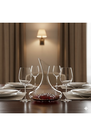 Paşabahçe 23105 El İmalatı Üzüm Motifli Kristal Karaf 2000cc