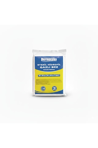 Steril Hidrofil Gazlı Bez 30x80cm 2 Adet 30x40cm Emici Spanç - 30 Adet