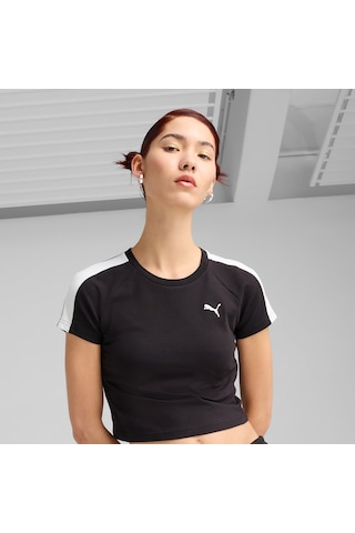 Puma T7 Kadın Siyah Tişört 629802-01 Siyah