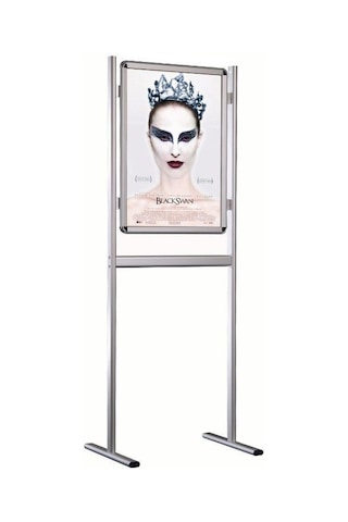 B1 50x70 Cm Yüksek Alüminyum Tek Taraflı Mobil Kaldırım Reklam Poster Pano - Ds052