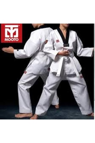 Dosports Mooto Siyah Yaka Taekwondo Elbisesi