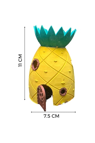 Ananas Ev Akvaryum Dekor Balık Saklanma Alanı