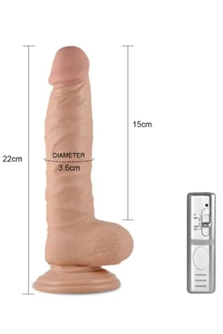 Fastieshop Gerçekçi Titreşimli Dildo - 20 Cm