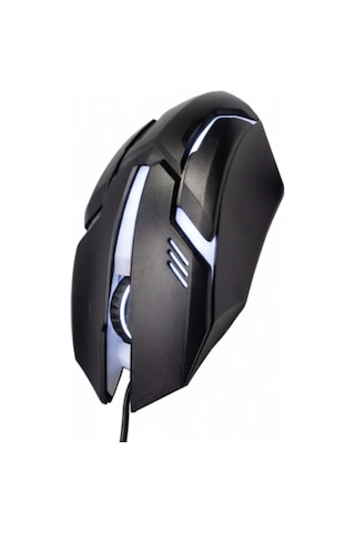 Işıklı Kablolu Oyuncu Mouse Ergonomik Gaming Mouse Siyah Led Işıklı Fare Oyuncu Ofis Mouse Diğer