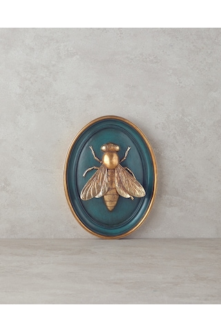 English Home Fly Polyresin Duvar Aksesuarı Yağ Yeşili