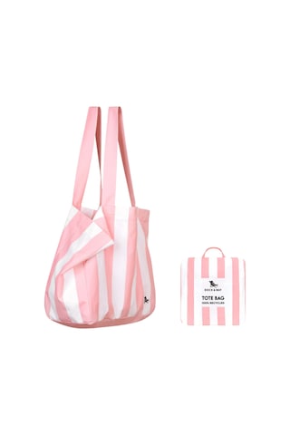 Dock And Bay Katlanabilir Çanta Cabana Malibu Pink Pembe - Beyaz