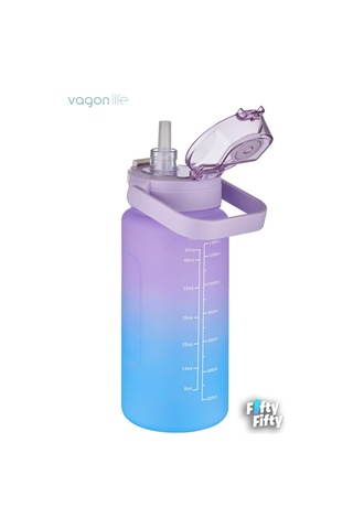 Vagonlife 2'li Ekonomik Motivasyon Matara Seti 1500 ML Büyük Boy