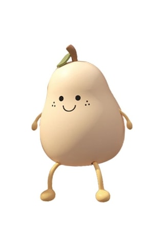 Metabagua Juhui Store 7 Renk Değiştiren Armut Gece Lambası - Beyaz Kıvgx5 Beyaz