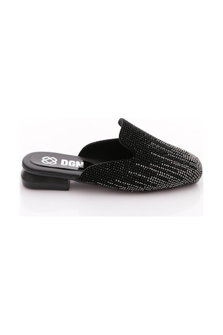 Dgn T0012 Kadin Terlik Siyah Platin