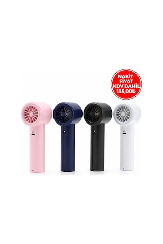 Dinamic Wx-638 Dnm-107 Mini El Fanı - Dijital Göstergeli Ayarlanabilir Hız 5w