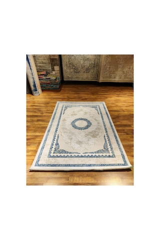 Toledo 2123 Krem-mavi Halı Çok Renkli