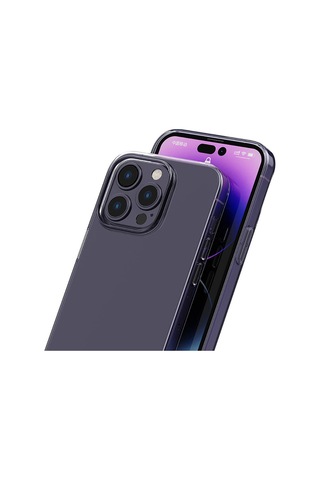Apple Uyumlu iPhone 14 Pro Max Kılıf Airbagli Şeffaf Darbe Emici Silikon Tasarımlı Recci Clarity Serisi