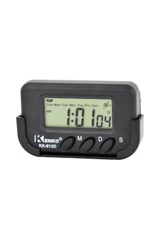 Kenko Dijital Küçük Masa-araba Saati-alarm-kronometre