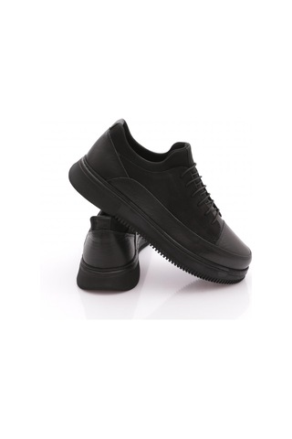 Dgn 1502 Erkek Bağcikli Sneakers Ayakkabi Siyah