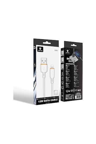 Lenyes Lc548-l Usb-a To Lightning Data Ve Şarj Kablosu 12w 1m Beyaz