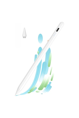 iPad Uyumlu 2018-2022 Stylus Kalem Eğim Hassasiyetli Avuç İçi Redli Kalem