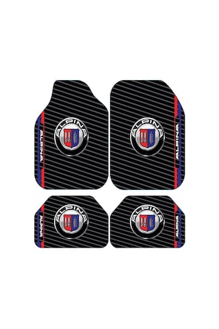 Dekoratif Alpina Desenli Oto Paspas Takımı