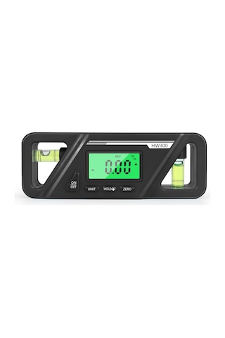 Xindoker Dijital Eğim Ölçer, Açıölçer Ve Su Terazisi İle Hassas Açı Ölçümü, Manyetik, 90 Derece, Siyah, Taşınabilir