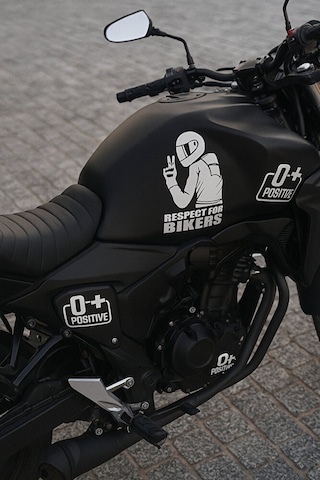 Respect For Bıkers Saygı Motosiklet Araba Sticker 11x15cm Hologr