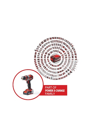 Einhell TP-CD 18/50 Li BL Kit (2x2,0 Ah) Çift Akülü Vidalama - 4513896