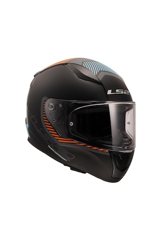 Ls2 Rapıd 2 Extra Motosiklet Kaskı Mat Gri - Neon - Turuncu