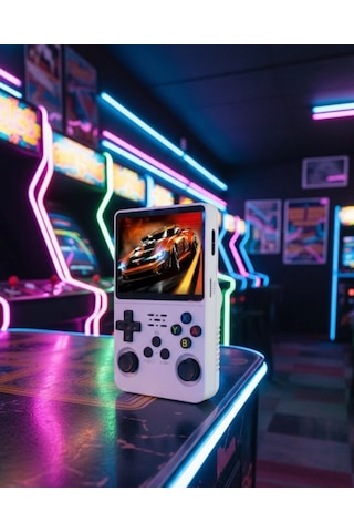Mey İthalat Taşınabilir Retro Oyun Konsolu Geniş Ekran Ve Çoklu Emülatör Desteği