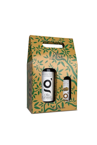 Olio Grande Erken Hasat Soğuk Sıkım Natürel Sızma Zeytinyağı 1 L + Trüf  Zeytinyağı 250 ML