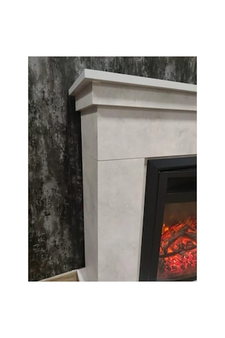 Dlc 1164 Retro 1800 Watt Taş Desenli Dekoratif Elektrikli Şömine