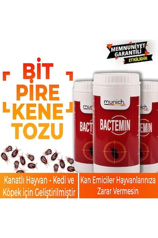 Bactemi̇n Akarsid Doğal Kanatlı Bit Kene Parazit Tozu 500 Gr