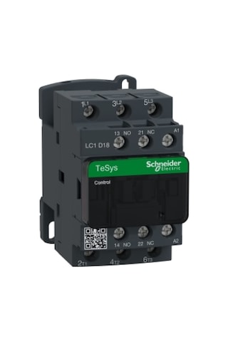 Schneider Lc1d18f7 18a 7,5 Kw 110vac Bobinli Trifaze Güç Kontaktörü