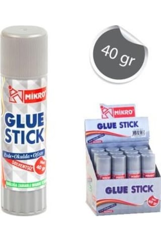 Mikro 40 Gr. Glue Stick Yapıştırıcı 12 Adet